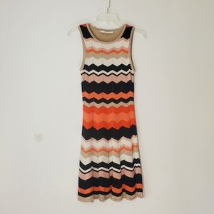 Trina Turk Chevron Sleeveless Dress